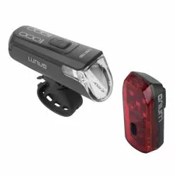 Lunivo Lynx F60 & R Brake Akku Fahrradbeleuchtung Set Mit Bremslicht
