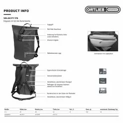 Ortlieb Velocity PS Fahrrad-Rucksack (17 L) 15 Ortlieb Velocity PS Fahrrad-Rucksack (17 L) -Zipp Verkaufsladen ortlieb velocity ps 17 l fahrrad rucksack 2022 p 308356 2